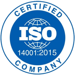 ISO 14001:2015 certification logo