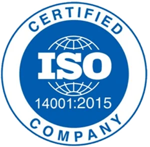 ISO 14001:2015 certification logo